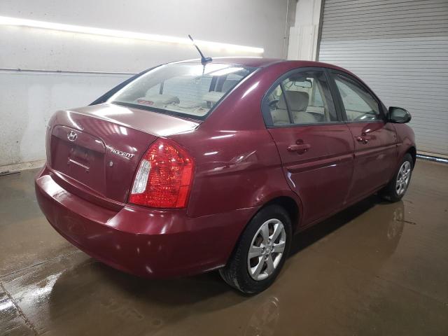 KMHCN46C59U338793 - 2009 HYUNDAI ACCENT GLS MAROON photo 3