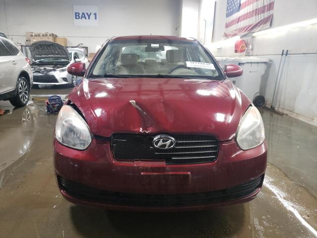 KMHCN46C59U338793 - 2009 HYUNDAI ACCENT GLS MAROON photo 5