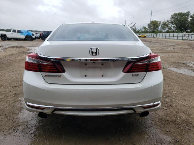 1HGCR3F07GA010316 - 2016 HONDA ACCORD EXL WHITE photo 6