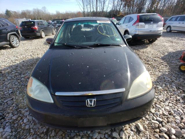 1HGES26713L003378 - 2003 HONDA CIVIC EX BLACK photo 5