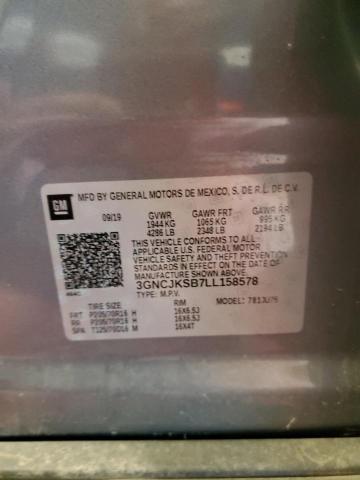 3GNCJKSB7LL158578 - 2020 CHEVROLET TRAX LS CHARCOAL photo 14