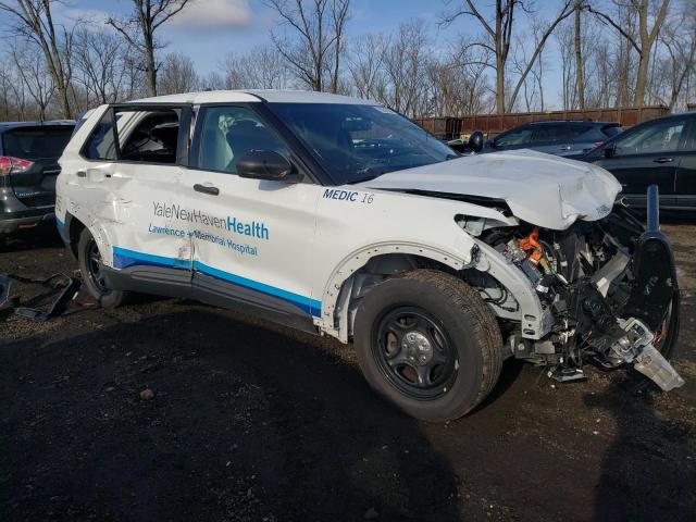 1FM5K8AW2LGC67455 - 2020 FORD EXPLORER POLICE INTERCEPTOR 白色 照片 4