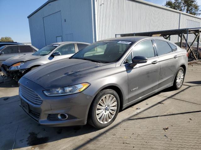 3FA6P0LU9ER357484 - 2014 FORD FUSION SE HYBRID SILVER photo 1