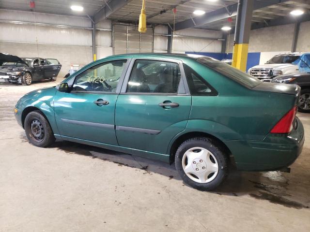 1FAFP33P21W132004 - 2001 FORD FOCUS LX GREEN photo 2