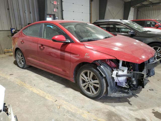 KMHD84LF4HU142501 - 2017 HYUNDAI ELANTRA SE RED photo 4