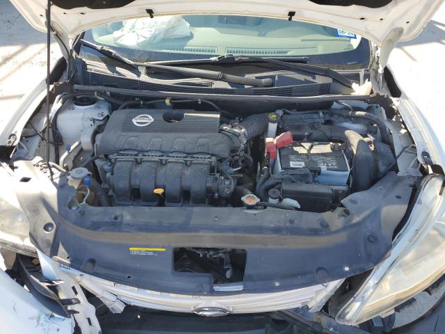 3N1AB7AP9EL658237 - 2014 NISSAN SENTRA S WHITE photo 11