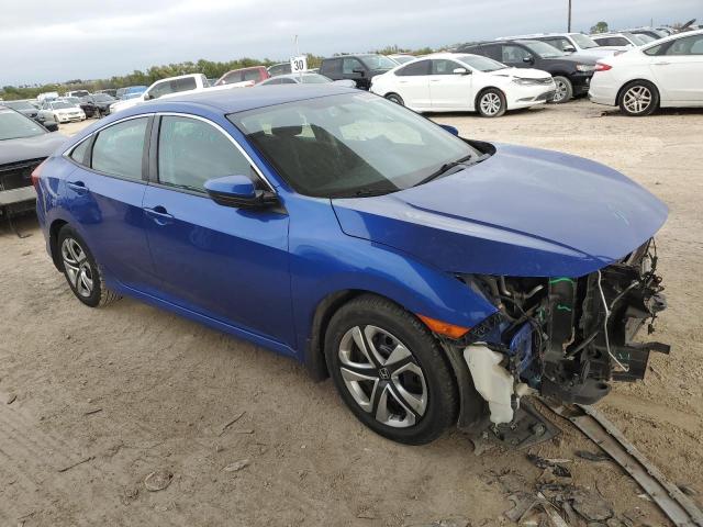 2HGFC2F57JH506231 - 2018 HONDA CIVIC LX BLUE photo 4