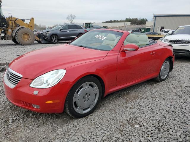 JTHFN48YX20019198 - 2002 LEXUS SC 430 RED photo 1