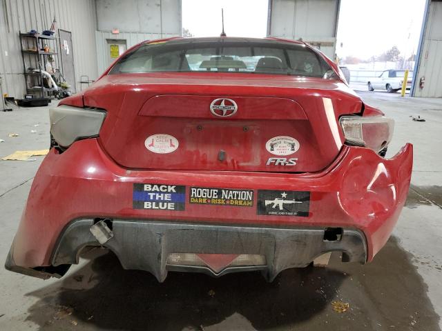 JF1ZNAA11D2708554 - 2013 TOYOTA SCION FR-S წითელი ფოტო 6