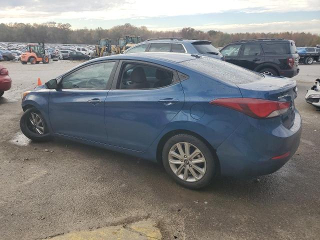 KMHDH4AE6GU542312 - 2016 HYUNDAI ELANTRA SE BLUE photo 2