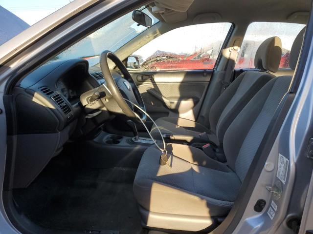 2HGES163X4H930921 - 2004 HONDA CIVIC DX VP GRAY photo 7