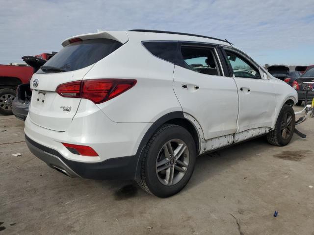 5NMZUDLB7HH045206 - 2017 HYUNDAI SANTA FE S WHITE photo 3