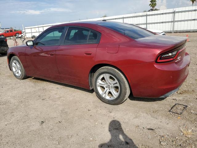 2C3CDXBG6KH696421 - 2019 DODGE CHARGER SXT BURGUNDY photo 2