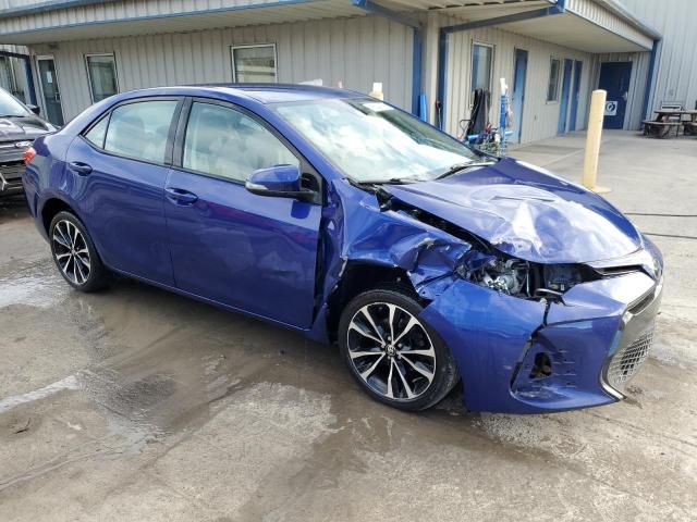 2T1BURHEXHC785064 - 2017 TOYOTA COROLLA L BLUE photo 4