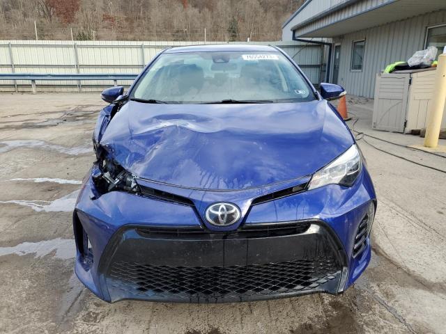 2T1BURHEXHC785064 - 2017 TOYOTA COROLLA L BLUE photo 5