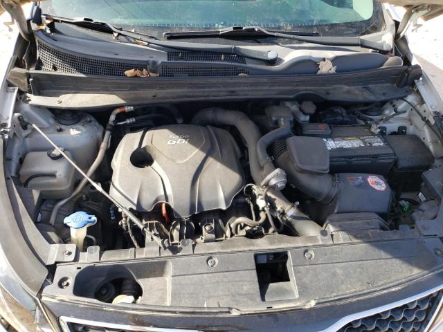 KNDPC3A69C7304076 - 2012 KIA SPORTAGE SX SILVER photo 11