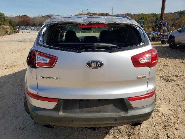 KNDPC3A69C7304076 - 2012 KIA SPORTAGE SX SILVER photo 6