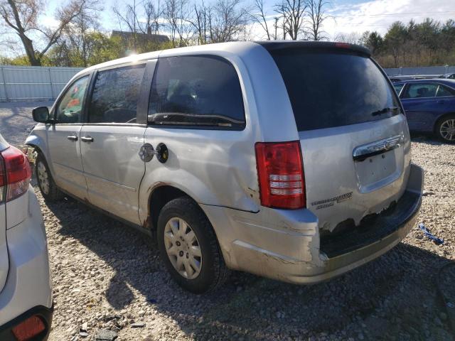 2A8HR44H98R799514 - 2008 CHRYSLER TOWN & COU LX SILVER photo 2