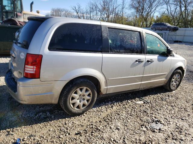 2A8HR44H98R799514 - 2008 CHRYSLER TOWN & COU LX SILVER photo 3