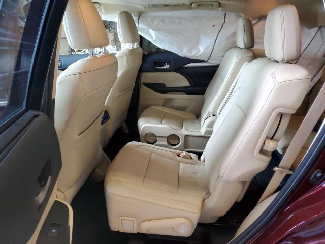 5TDJKRFH2GS232574 - 2016 TOYOTA HIGHLANDER XLE BURGUNDY photo 11