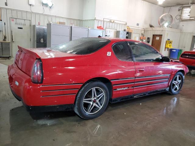 2G1WZ121849334275 - 2004 CHEVROLET MONTE CARL SS SUPERCHARGED RED photo 3
