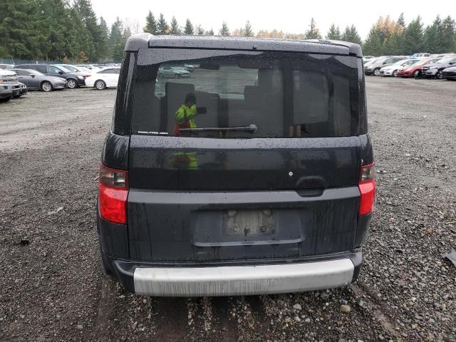 5J6YH28666L027477 - 2006 HONDA ELEMENT EX BLACK photo 6