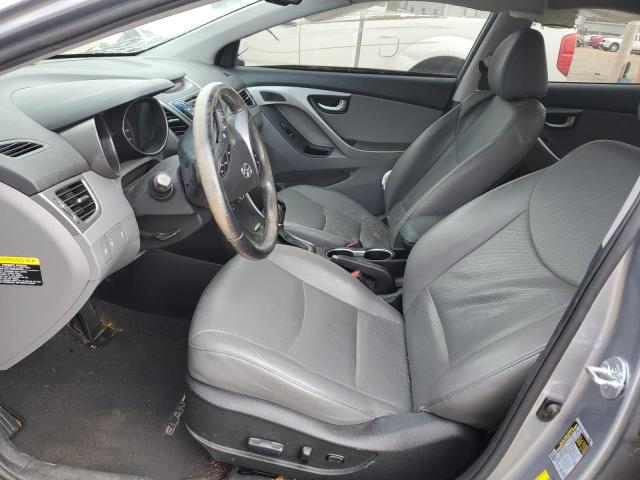 5NPDH4AE6FH637398 - 2015 HYUNDAI ELANTRA SE GRAY photo 7