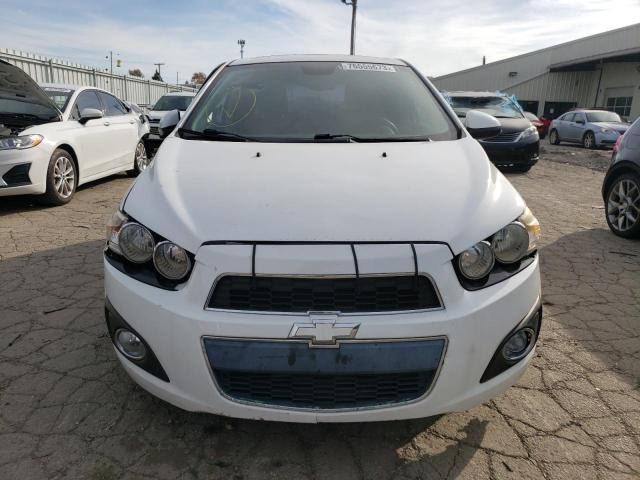 1G1JE6SB6D4129049 - 2013 CHEVROLET SONIC LTZ WHITE photo 5