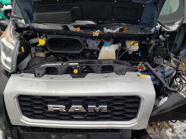 3C6URVJG9LE139952 - 2020 RAM PROMASTER 3500 HIGH ლურჯი ფოტო 12