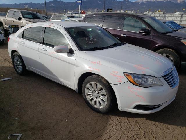 1C3CCBAG3EN101737 - 2014 CHRYSLER 200 LX WHITE photo 4