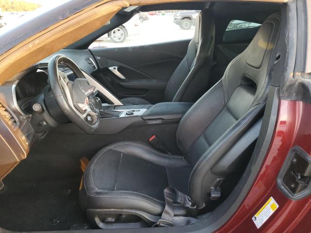 1G1YB2D75K5120858 - 2019 CHEVROLET CORVETTE STINGRAY 1LT BURGUNDY photo 7