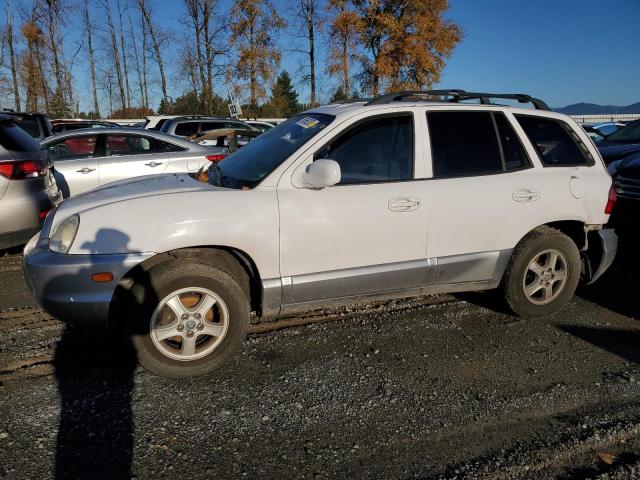 KM8SB12BX4U813959 - 2004 HYUNDAI SANTA FE GL WHITE photo 1