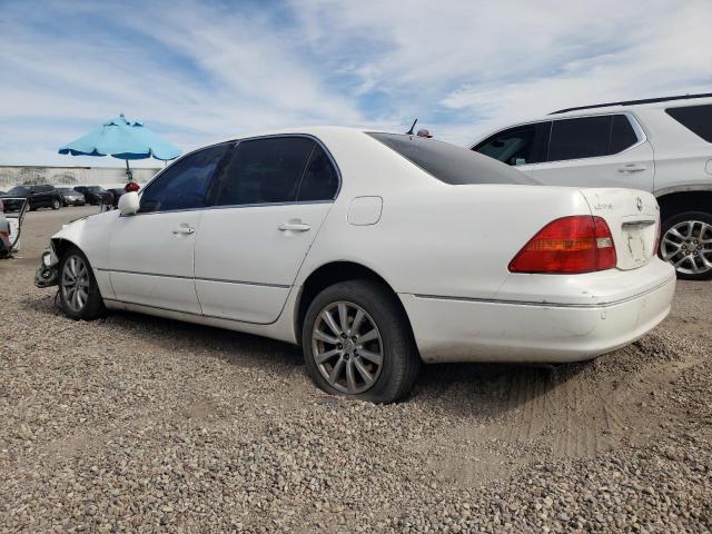 JTHBN30F510009874 - 2001 LEXUS LS 430 WHITE photo 2