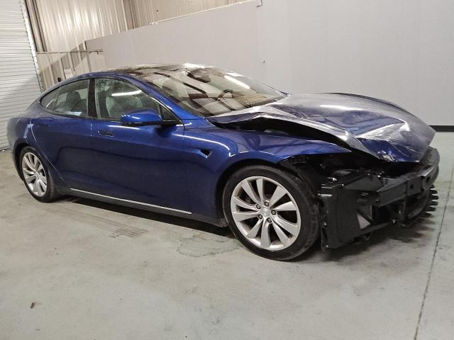 5YJSA1E2XGF130594 - 2016 TESLA MODEL S BLUE photo 4