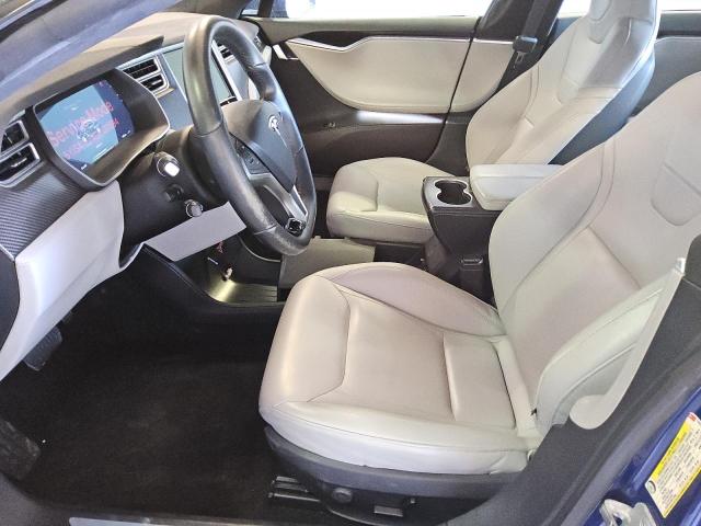 5YJSA1E2XGF130594 - 2016 TESLA MODEL S BLUE photo 7