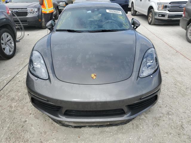 WP0AB2A89NS263274 - 2022 PORSCHE CAYMAN S GRAY photo 5