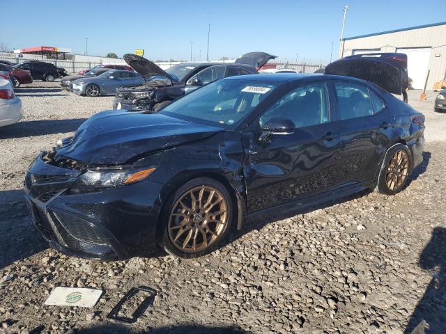 4T1T11AK9PU180786 - 2023 TOYOTA CAMRY SE NIGHT SHADE BLACK photo 1