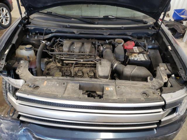 2FMHK6D89HBA12119 - 2017 FORD FLEX LIMITED BLUE photo 12