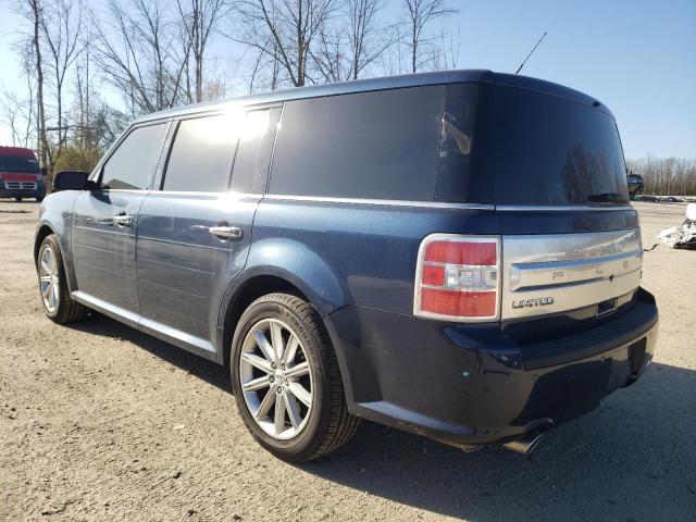 2FMHK6D89HBA12119 - 2017 FORD FLEX LIMITED BLUE photo 2