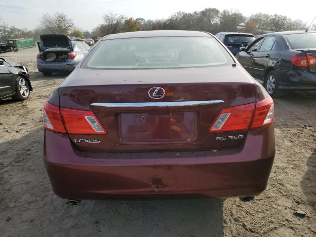 JTHBJ46G372102049 - 2007 LEXUS ES 350 RED photo 6