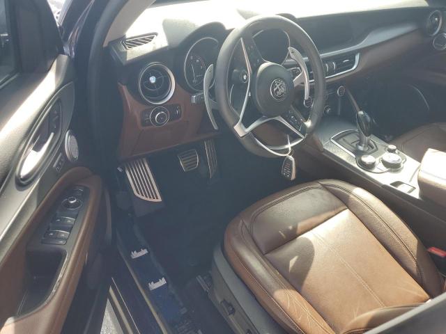 ZASFAKPN6J7B87216 - 2018 ALFA ROMEO STELVIO SPORT Blau Foto 8