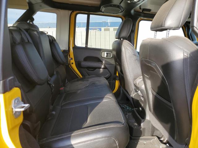 1C4JJXP6XMW782623 - 2021 JEEP WRANGLER U SAHARA 4XE YELLOW photo 11