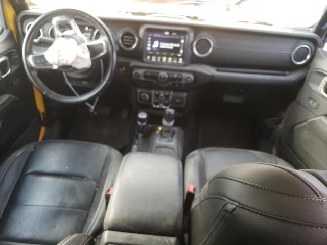 1C4JJXP6XMW782623 - 2021 JEEP WRANGLER U SAHARA 4XE YELLOW photo 8