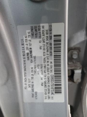 3MYDLBYV9JY309883 - 2018 TOYOTA YARIS IA SILVER photo 12