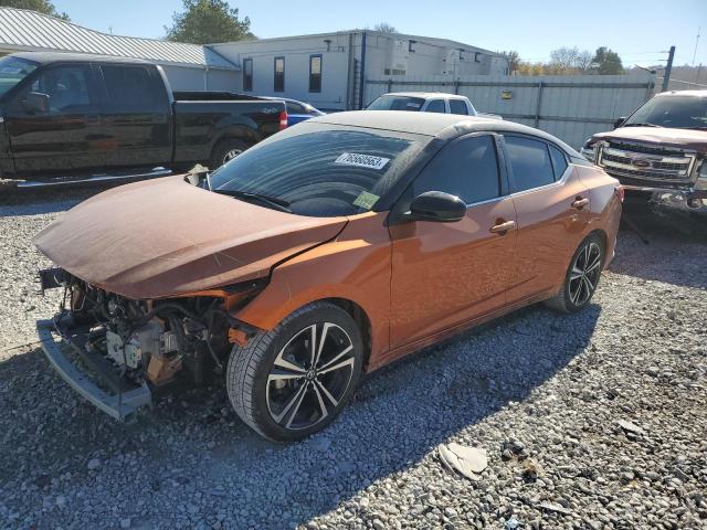 3N1AB8DV3NY237309 - 2022 NISSAN SENTRA SR ORANGE photo 1