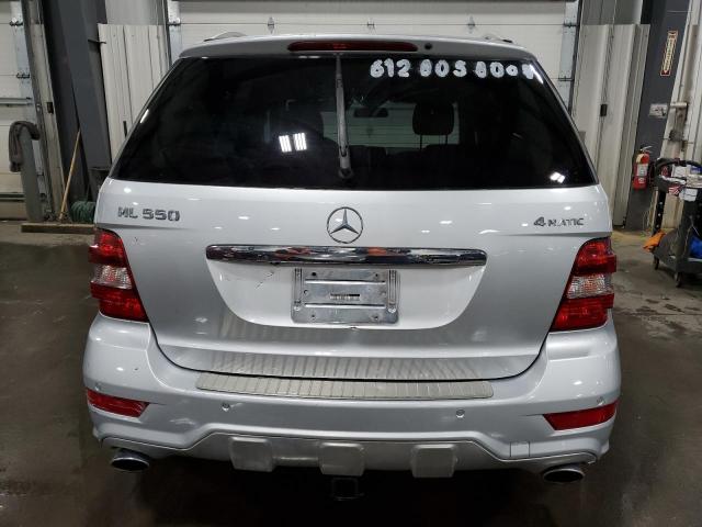 4JGBB72E39A466934 - 2009 MERCEDES-BENZ ML 550 SILVER photo 6