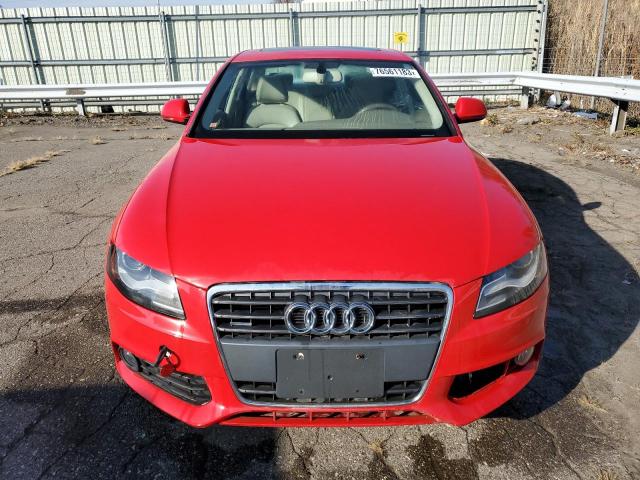 WAUSF78K59N070953 - 2009 AUDI A4 PREMIUM PLUS RED photo 5