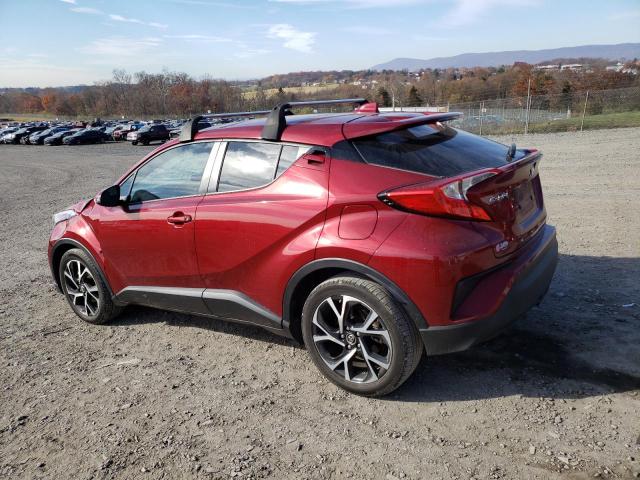 NMTKHMBXXKR072230 - 2019 TOYOTA C-HR XLE RED photo 2