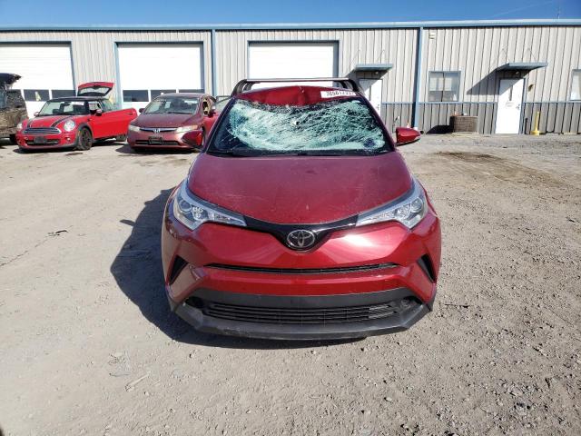 NMTKHMBXXKR072230 - 2019 TOYOTA C-HR XLE RED photo 5