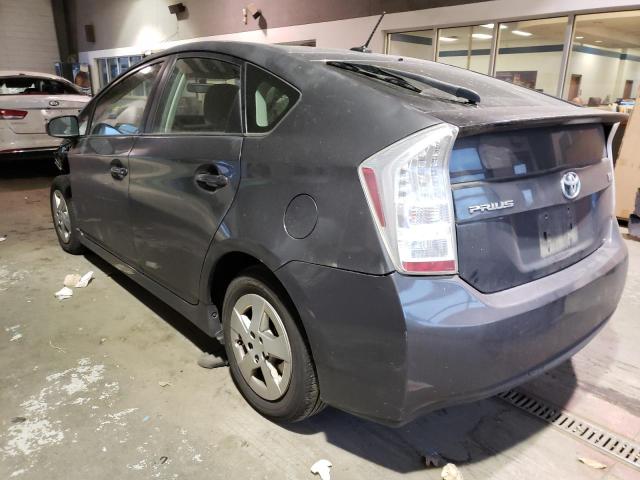 JTDKN3DU7A0171760 - 2010 TOYOTA PRIUS GRAY photo 2